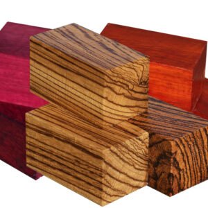 Exotic Hardwood Cut Offs (7” x 7”x 7”)
